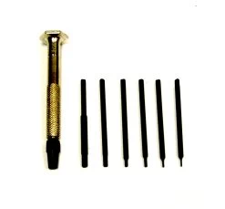 MOODY TOOL 58-0158 Hex Driver Set, 7 Pc. Steel Handle Metric, 6 Blades And 1 Handle