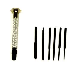 MOODY TOOL 58-0173 Precision Screwdriver Set, 7 Pc. Magnetic, 6 Blades And 1 Handle