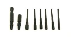 MOODY TOOL 58-0261 Adapter Set, 6 Nut Driver And 2 Adapters