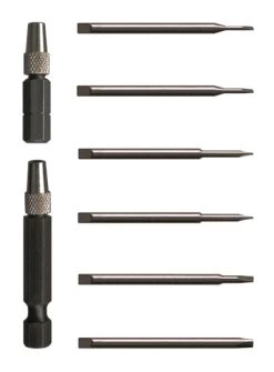 MOODY TOOL 58-0265 Adapter Set, 6 Blades And 2 Adapters