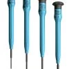 MOODY TOOL 58-0319 Esd Screwdriver Set, 4 Pc. Fixed Jis-Type S Driver Set, 4 Complete Drivers