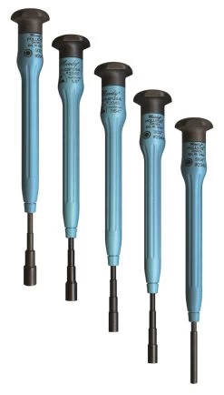 MOODY TOOL 58-0350 Nut Driver Set 5 Pc. Fixed Esd-Safe, 5 Complete Drivers