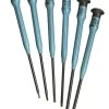 MOODY TOOL 58-0455 Esd Screwdriver Set, 6 Pc. Fixed Large Star Set, 6 Complete Drivers