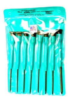 MOODY TOOL 58-0476 Esd Screwdriver Set, 8 Pc. Star Driver Set With Esd Handles