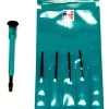 MOODY TOOL 58-0519 Esd Screwdriver Set, 4 Pc. Jis-Type S With Interchangeable Handles, 4 Complete Drivers