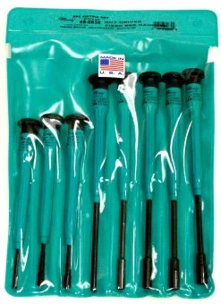 MOODY TOOL 58-0630 Nut Driver Set 8 Pc. Metric, 8 Complete Drivers With Fixed Esd-Safe Handles
