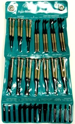MOODY TOOL 58-1152 Precision Screwdriver Set, 55 Pc. Metric Master, 27 Complete Drivers