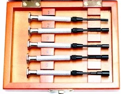 MOODY TOOL 73-0912 Nut Driver Set 5 Pc. Mini Deluxe English With Magnetic Handles
