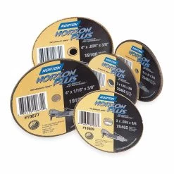 NORTON ABRASIVES 66243510671 Abrasive Cut-Off Wheel, 3 Inch Wheel Dia., Ceramic, 38 Inch Hole Size