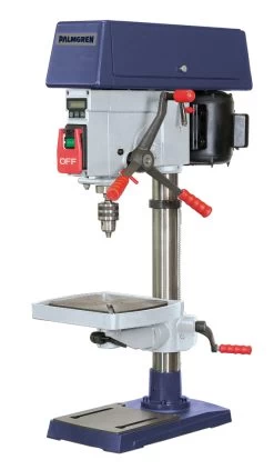PALMGREN 9680150 Drill Press, Bench, Step Pulley, 16 Speed, 12 Inch Size