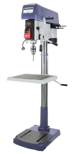 PALMGREN 9680209 Drill Press, Floor, Step Pulley, 16 Speed, 1PH, 20 Inch Size
