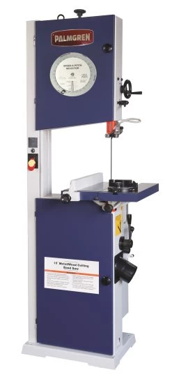 PALMGREN 9683115 WoodMetal Cutting Band Saw, Vertical, Floor Model, 15 Inch Size