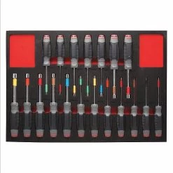 PROTO J12000K Solid Round Shank Nut Driver Set, MetricSAE, 8 12 To 9 Inch Size, 1 Inch Bolt Clearance