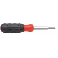 PROTO J9351 Multi-Bit Screwdriver, 4-Pc., 5-in-1, General Purpose, 7-14 Inch Overall Length