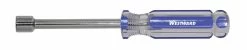 WESTWARD 401L32 Solid Round Shank Nut Driver, 10Mm Tip Size, 3 Inch Shank Length