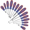 WESTWARD 401L80 Torx Screwdriver Set, Slotted Phillips Drive, 14 Pieces