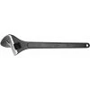 WESTWARD 53KA28 24-364 Inch Adjustable Wrench, Plain Handle, 2-34 Inch Jaw Capacity, Steel
