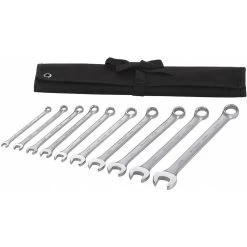 WESTWARD 54DG01 Combination Wrench Set, SAE, Number Of Pieces 10, Number Of Points 12