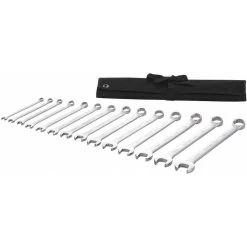 WESTWARD 54DG03 Combination Wrench Set, Metric, Number Of Pieces 14, Number Of Points 12