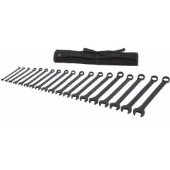 WESTWARD 54DG10 Combination Wrench Set, Metric, Number Of Pieces 19, Number Of Points 12