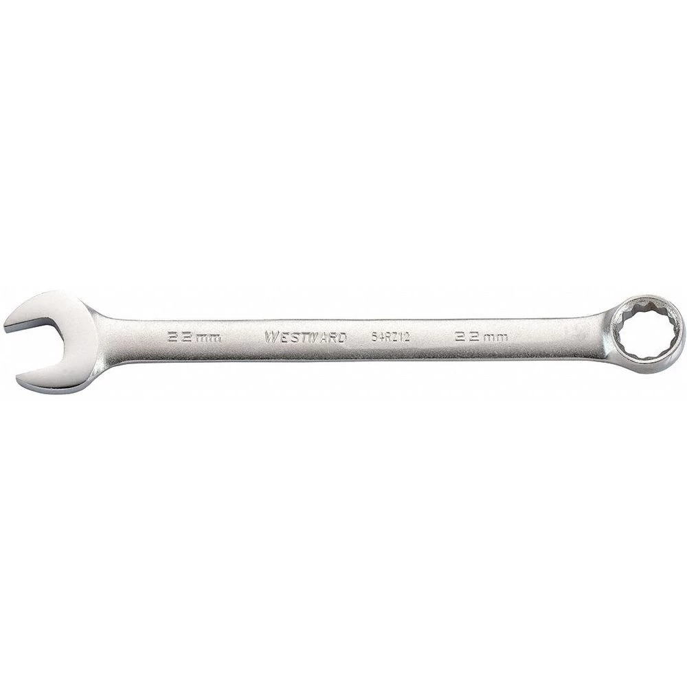 WESTWARD 54RZ12 22 Mm, Combination Wrench, Metric, Satin Finish, No. Of Points 12 1 WESTWARD 54RZ12 22 Mm, Combination Wrench, Metric, Satin Finish, No. Of Points 12