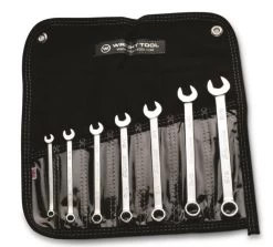 WRIGHT TOOL 705 Combination Wrench Set, 12 Point, 14 Inch To 58 Inch Size, Pack Of 7