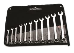 WRIGHT TOOL 711 Combination Wrench Set, 12 Point, 38 Inch To 1 Inch Size, Pack Of 11