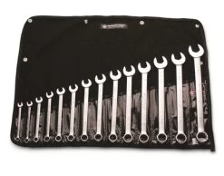 WRIGHT TOOL 714 Combination Wrench Set, 12 Point, 38 Inch To 1-14 Inch Size, Pack Of 14