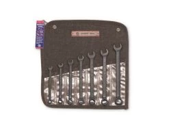 WRIGHT TOOL 720 Combination Wrench Set, 12 Point, 38 Inch To 34 Inch Size, Black, Pack Of 7
