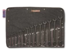 WRIGHT TOOL 721 Combination Wrench Set, 12 Point, 38 Inch To 1-14 Inch Size, Black, Pack Of 14
