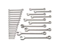 WRIGHT TOOL 726 Combination Wrench Set, 12 Point, 14 Inch To 2 Inch Size, Pack Of 26