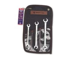 WRIGHT TOOL 743 Flare Nut Wrench Set, 38 Inch To 1116 Inch Size, Pack Of 3
