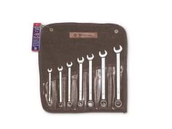WRIGHT TOOL 907 Combination Wrench Set, 12 Point, 38 Inch To 34 Inch Size Polished, Pack Of 7