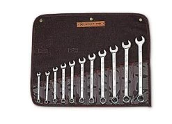 WRIGHT TOOL 911 Combination Wrench Set, 12 Point, 38 Inch To 1 Inch Size, Full Polished, Pack Of 11