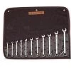 WRIGHT TOOL 950 Metric Combination Wrench Set, 12 Point, 7mm-19mm, Full Polished, Pack Of 11