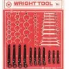 WRIGHT TOOL D981 Fractional Tubing Wrench Set, Pack Of 44